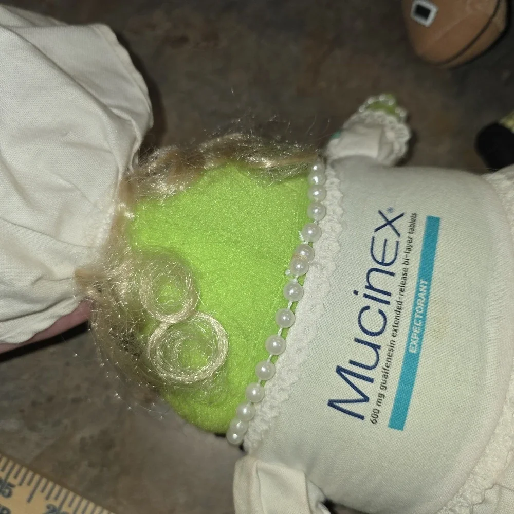 Mr. & Mrs. Mucus Bride & Groom Mucinex Advertisement Promo Plush Stuffed Toys